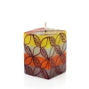 Thumbprint Artifacts Magic Garden Painted Cube Candle