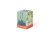 Thumbprint Artifacts Sari Painted Cube Candle