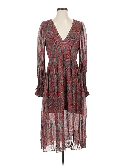 Pre-owned Thurley Cocktail Dress In Burgundy