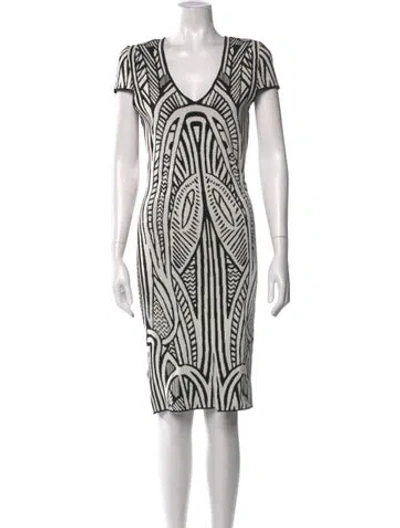Pre-owned Thurley Nylon Knee-length Dress In Multi