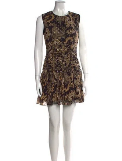 Pre-owned Thurley Silk Mini Dress
