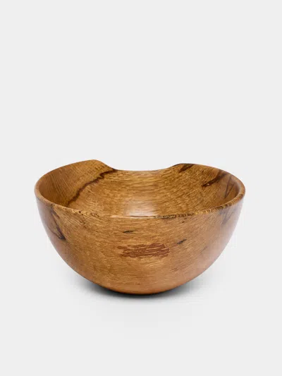 Thursday Furniture Hand-turned Oak Bowl In Brown
