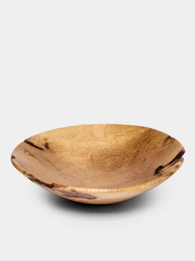Thursday Furniture Hand-turned Oak Bowl In Brown