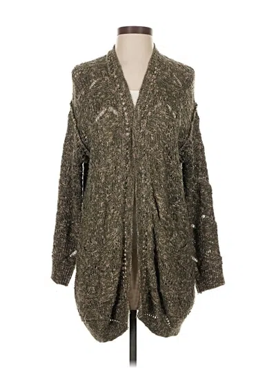 Pre-owned Thursday Island Cardigan Sweater In Brown