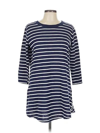Pre-owned Thyme And Honey 3/4 Sleeve T-shirt In Blue