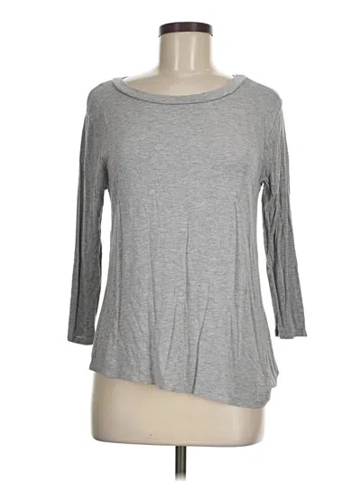 Pre-owned Thyme And Honey 3/4 Sleeve T-shirt In Gray