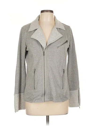 Pre-owned Thyme And Honey Cardigan Sweater In Gray