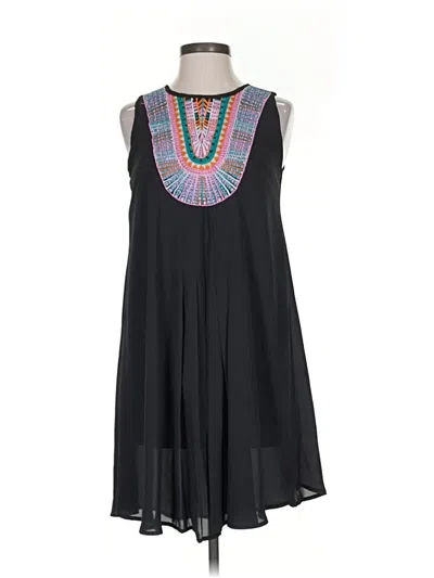 Pre-owned Thyme And Honey Casual Dress In Black