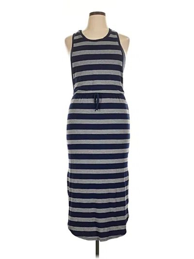 Pre-owned Thyme And Honey Casual Dress In Blue