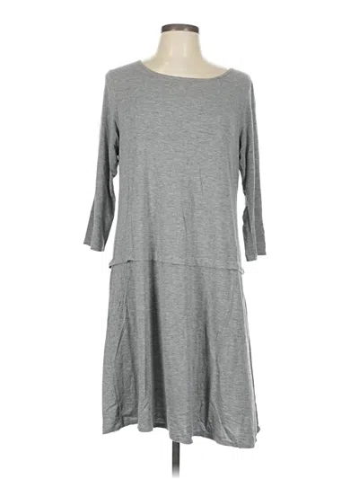 Pre-owned Thyme And Honey Casual Dress In Gray