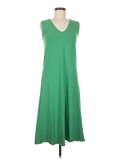 Pre-owned Thyme And Honey Casual Dress In Green