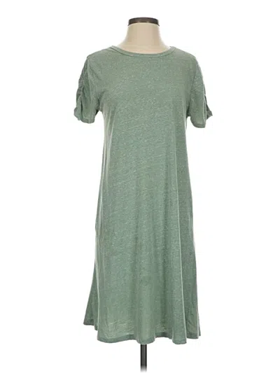 Pre-owned Thyme And Honey Casual Dress In Green