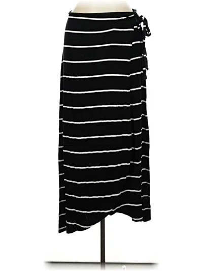 Pre-owned Thyme And Honey Casual Skirt In Black