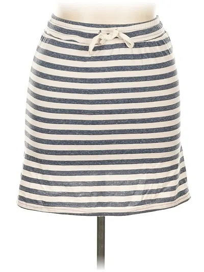 Pre-owned Thyme And Honey Casual Skirt In Gray