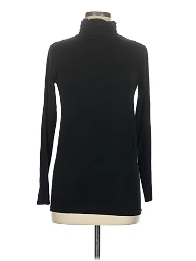 Pre-owned Thyme And Honey Long Sleeve Turtleneck In Black