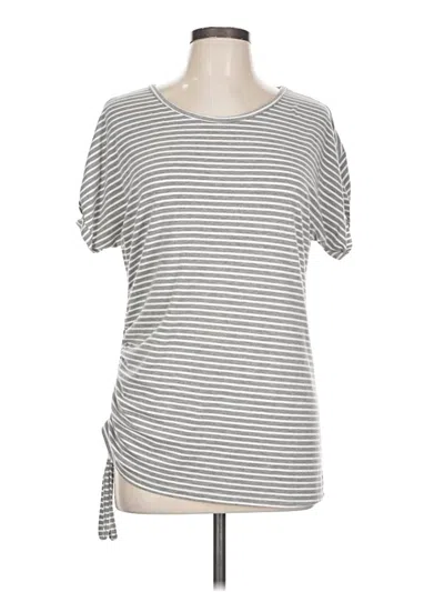 Pre-owned Thyme And Honey Short Sleeve T-shirt In Gray