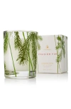 Thymes Frasier Fir Pine Needle Votive Candle In Green