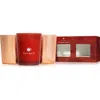 Thymes Simmered Cider Aromatic Votive Trio In Red