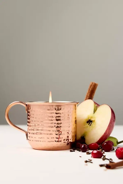 Thymes Simmered Cider Copper Mug Candle