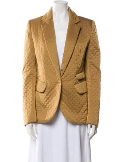 Pre-owned Tia Cibani Blazer In Yellow