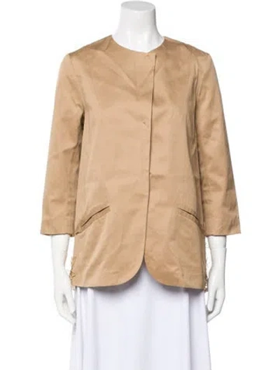 Pre-owned Tia Cibani Evening Jacket In Neutral