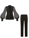 Tia Dorraine Black J'adore Tailored Pant Suit In Black