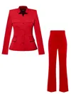 Tia Dorraine Time For Romance Tailored Suit - Fierce Red In Red