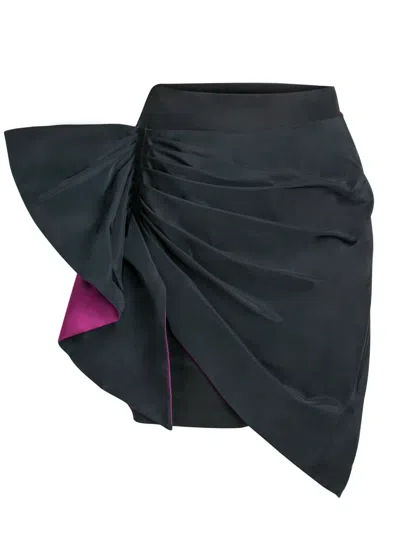 Tia Dorraine Women's Back To The '90s Black Mini Skirt