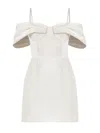 Tia Dorraine Women's Belle Of The Ball Mini Dress - Pearl White