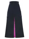 Tia Dorraine Women's Black Of The Net High-waist Maxi Skirt - Black