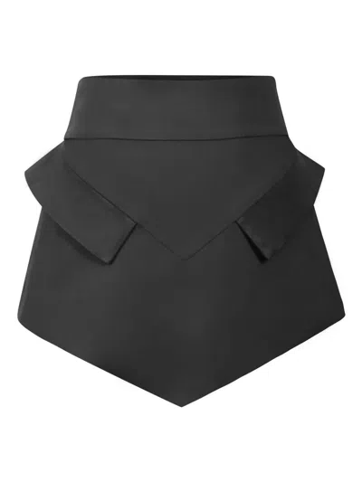 Tia Dorraine Women's Business Meets Pleasure Black Fabric Belt