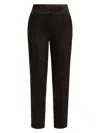 Tia Dorraine Women's Chic Impressions Slim-fit Trousers, Black In Black
