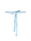 Tia Dorraine Women's Crystal-embellished Belt - Light Blue In Blue