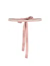 Tia Dorraine Women's Crystal-embellished Belt - Rose Gold