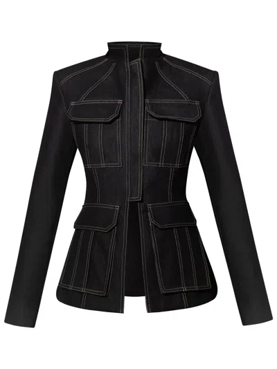 Tia Dorraine Women's Details Matter Denim Jacket - Black In Brown