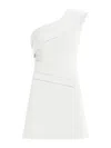 Tia Dorraine Women's Elegant Touch Mini Dress, Pearl White In White