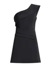 Tia Dorraine Women's Elegant Touch Mini Dress, Black In Black