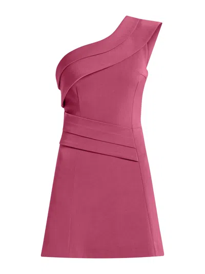 Tia Dorraine Women's Elegant Touch Mini Dress, Super Pink