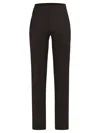 Tia Dorraine Women's Fantasy Straight-leg Slim Trousers, Black In Black
