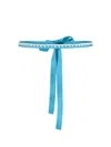 Tia Dorraine Women's Green / Blue Crystal-embellished Belt - Turquoise In Green/blue