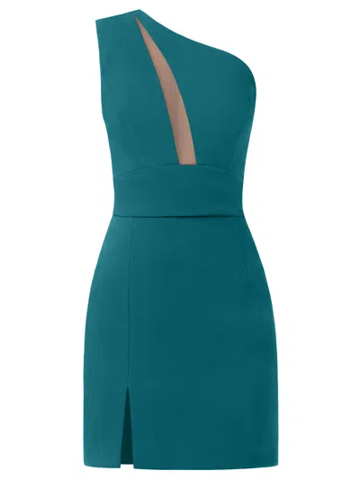 Tia Dorraine Women's Green / Blue Love Weapon Mini Dress, Turquoise In Multi
