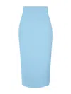 Tia Dorraine Women's High-waist Pencil Midi Skirt - Light Blue In Blue