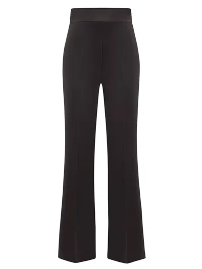 Tia Dorraine Women's High-waist Flared Trousers - Grey In Gray