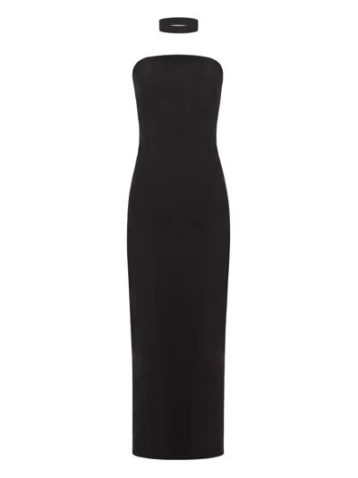 Tia Dorraine Women's Kiss Me Bustier Midi Dress - Black