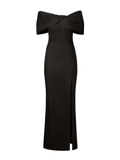 Tia Dorraine Women's Love In Bloom Maxi Dress – Black