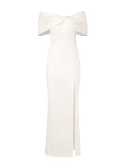 Tia Dorraine Women's Love In Bloom Maxi Dress – Pearl White