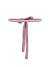 Tia Dorraine Women's Pink / Purple Crystal-embellished Belt - Light Purple