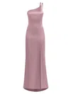 Tia Dorraine Women's Pink / Purple Goddess Of Love Long Gown, Soft Pink In Pink/purple