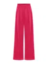 Tia Dorraine Women's Pink / Purple High-waist Wide-leg Trousers - Hot Pink In Pink/purple