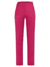 Tia Dorraine Women's Pink / Purple Tailored Straight-leg Trousers - Hot Pink In Pink/purple